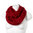 stylischer Loop Schal mit Pailetten in rot